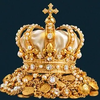 Gold treasure pile — Wolf Winner